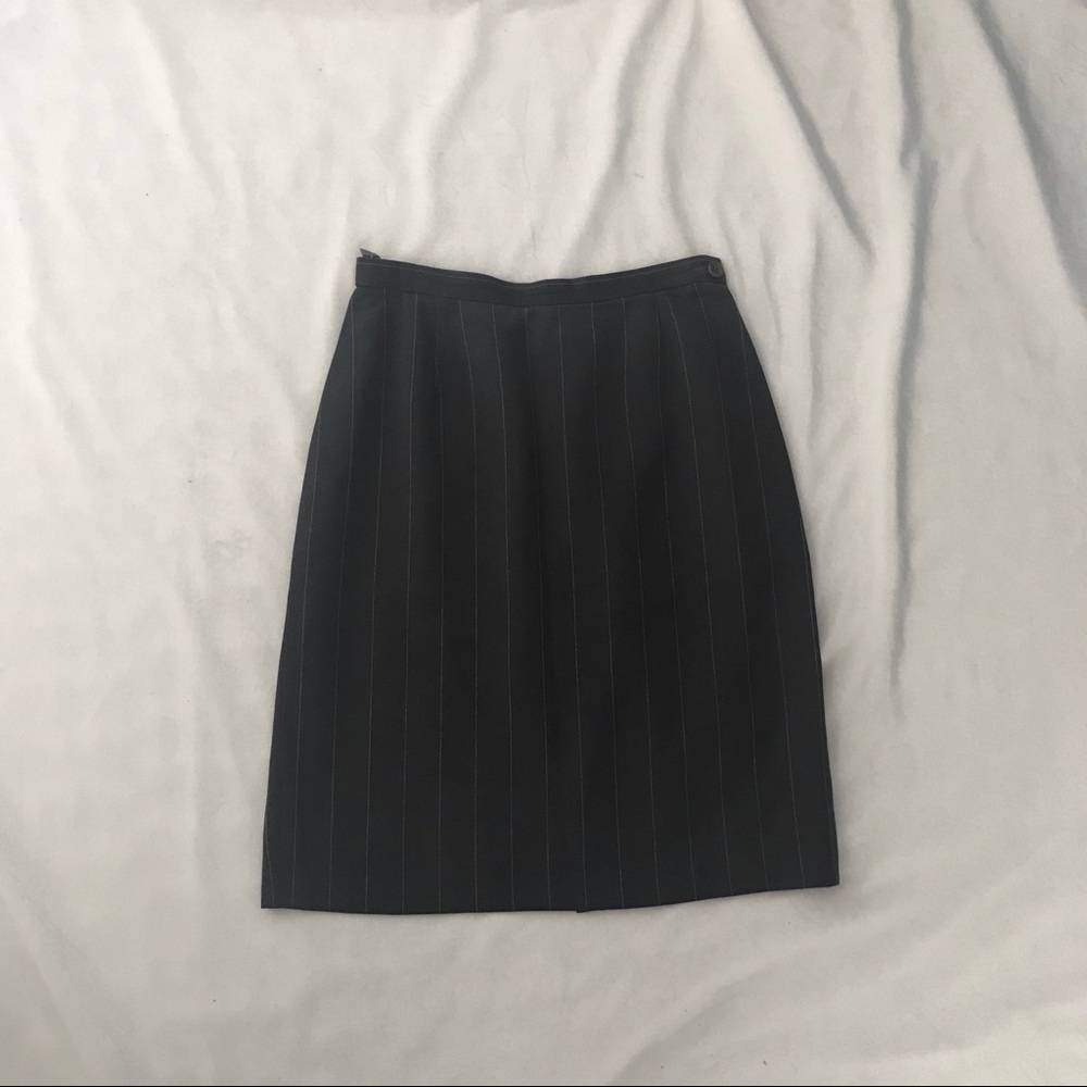 HOLD ✨ Pinstripe Armani Skirt
